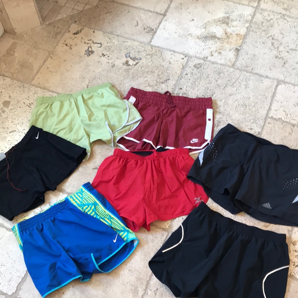 Group of Nike running shorts Size Small (4-6)